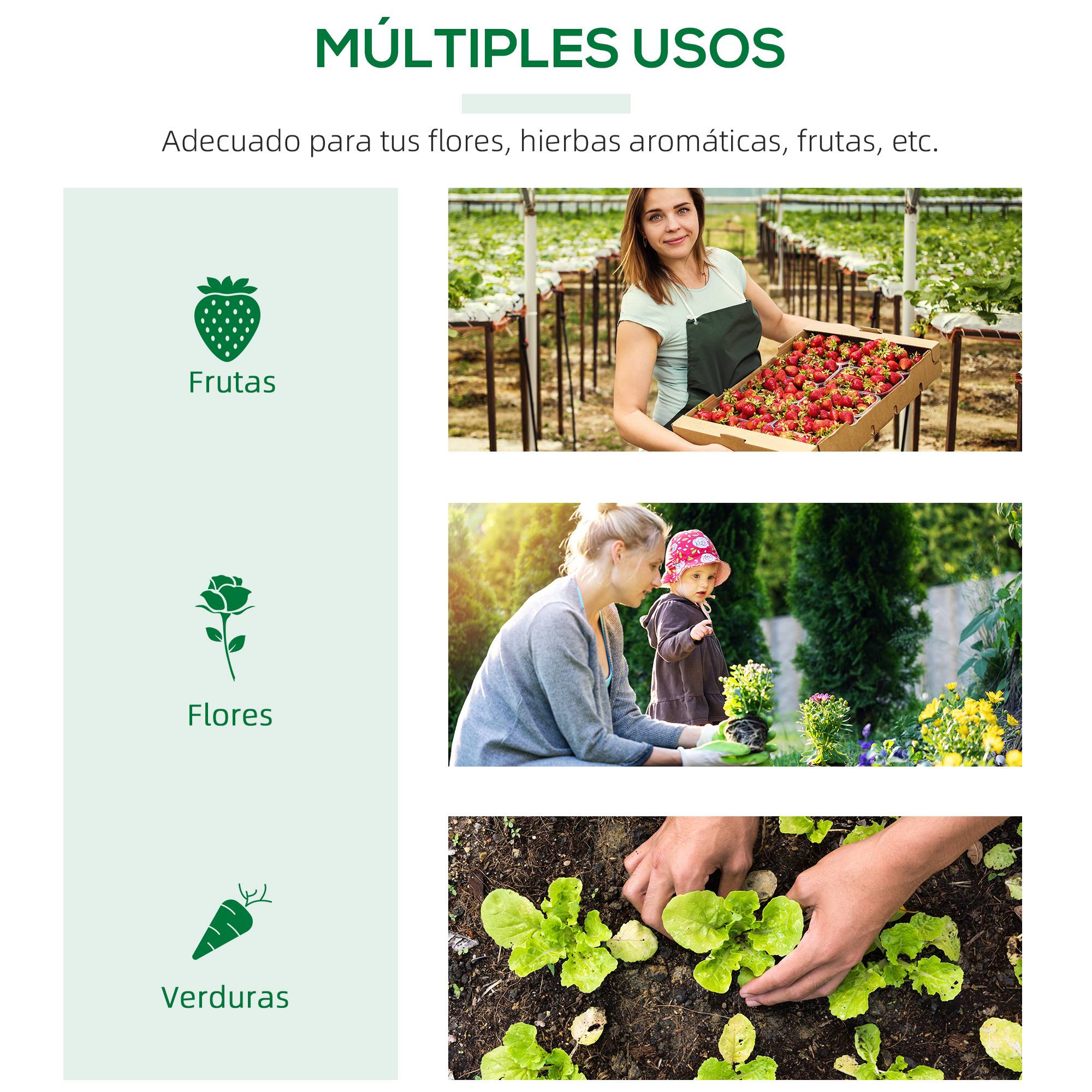 Mini Serre de Jardin 120 x 60 x 60 cm avec 2 Fenêtres Enroulables, Structure Acier, Bâche PE 140 g/m² Anti-UV Imperméable, Plantes et Légumes - Image 9