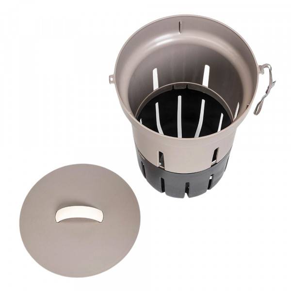Ferme Du Moutta - Lombricomposteur Gris à enterrer 12L | 250gr de Vers - Imagen 2