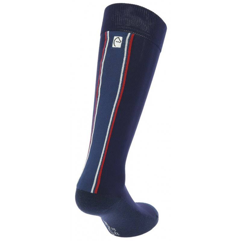 Chaussettes Cavaliers Classic - Bleu Blanc Rouge - 35/38 - Imagen 2