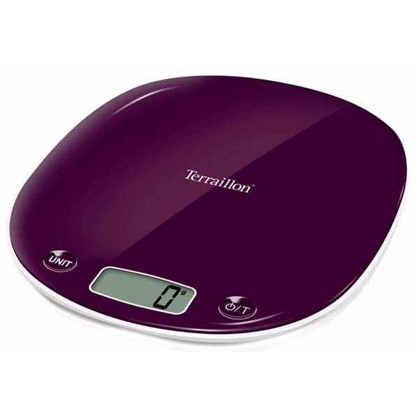 Balance de cuisine electronique 5kg - 1g prune 12050 Terraillon