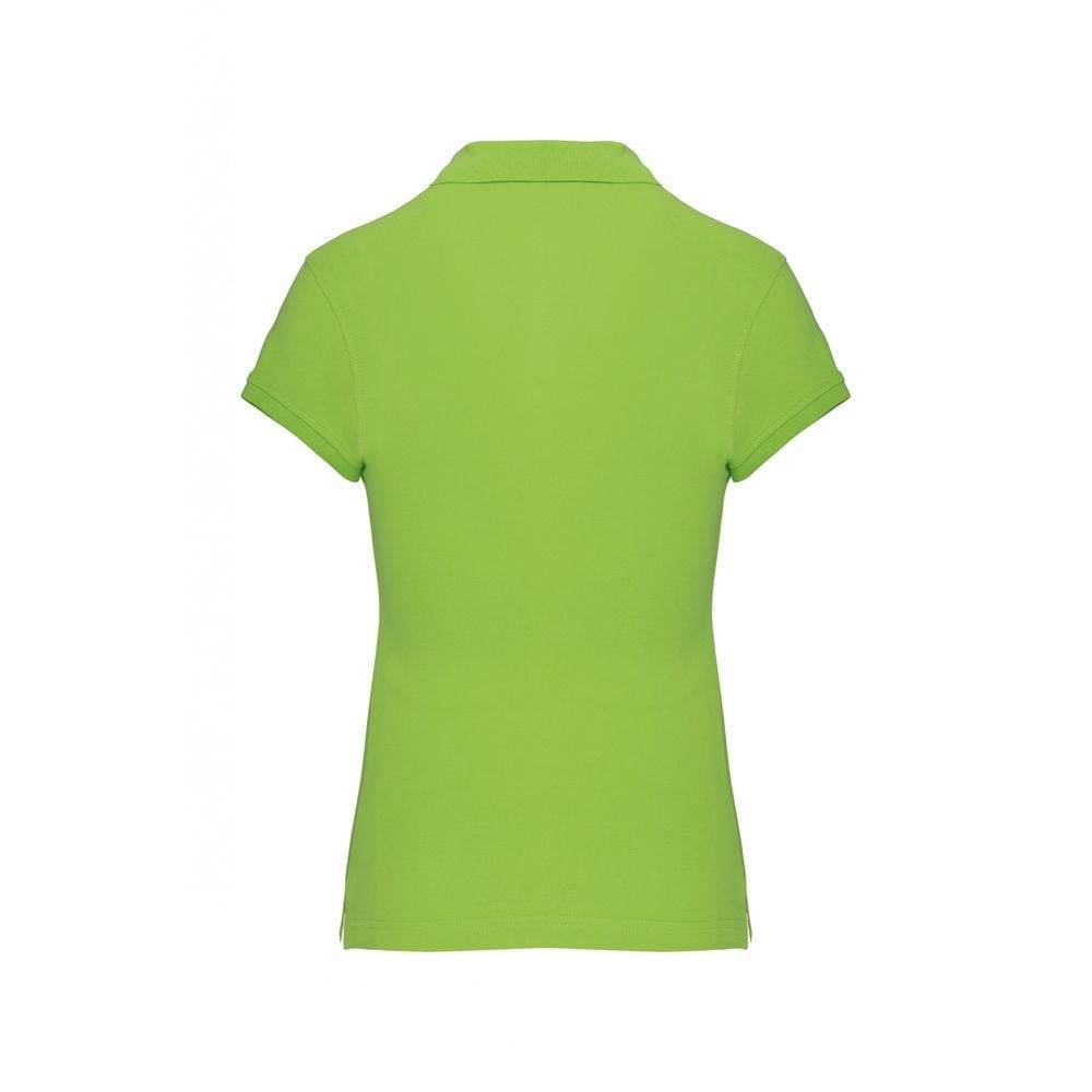 Polo de travail femme Kariban 100% coton Vert Citron M - Image 2