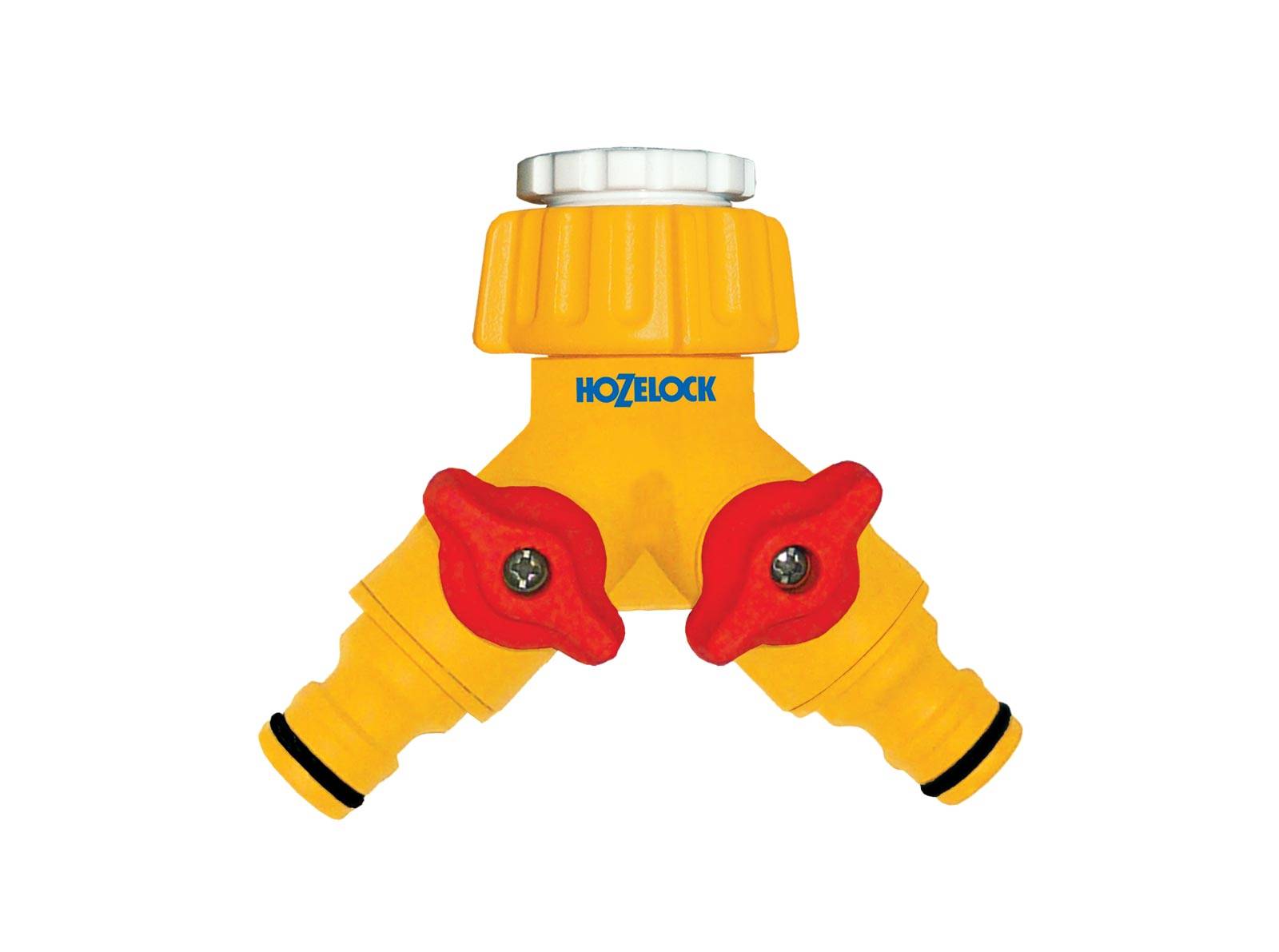 Hozelock - Raccord pour robinet double en plastique 20/27 et 15/21" HOZELOCK - Image 1