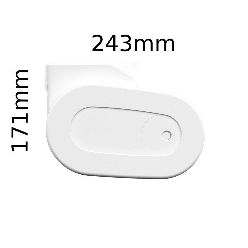 Intersun - Store banne coffre HEVOA 4,05x3,50 M (Motorisé Secours à Télécommande + LED - Blanc - Taupe) - INTERSUN - Imagen 4