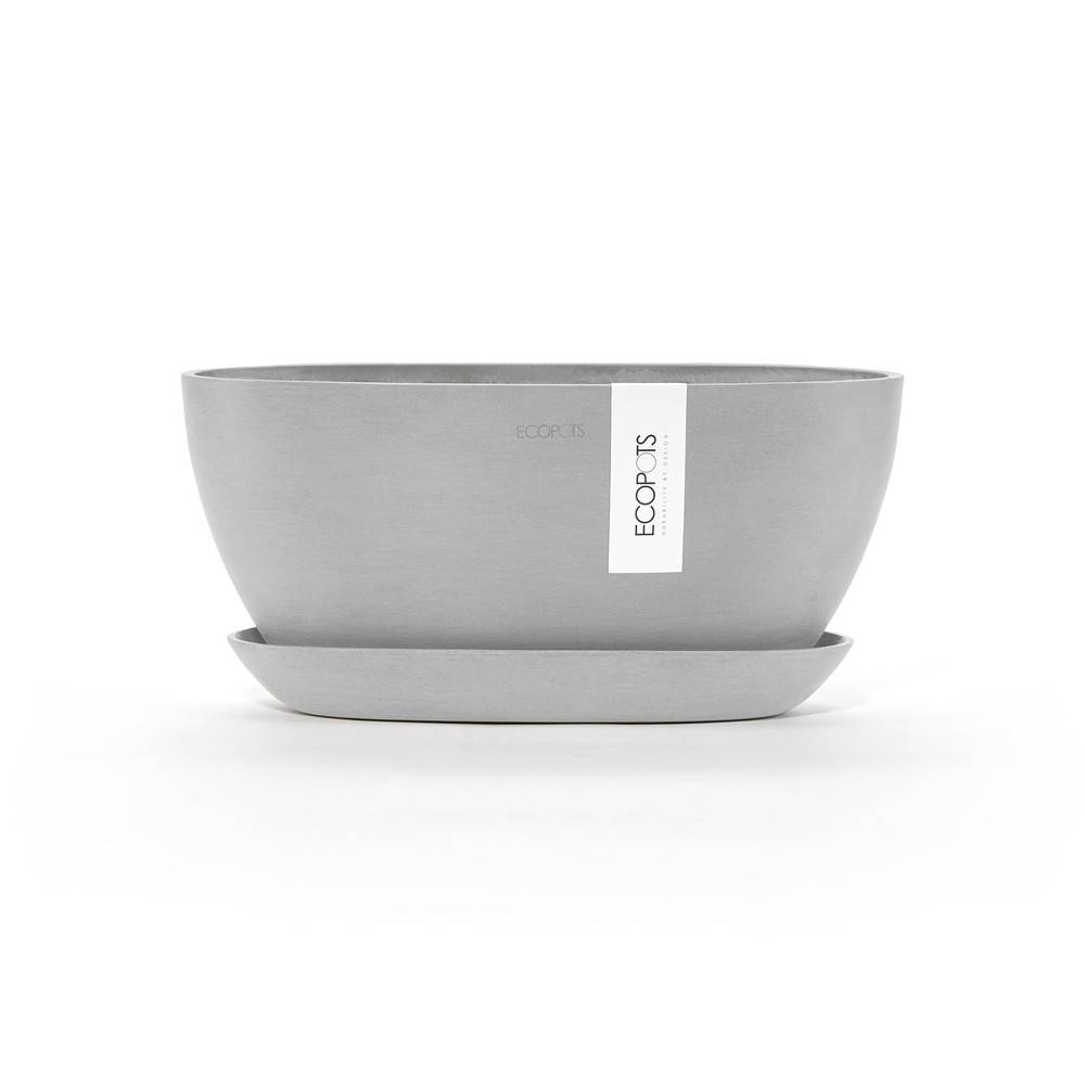 Ecopots - Pot Ovale Sofia 30 + Soucoupe - 30 x 13 x H. 13,9 cm - 2,7 L ECOPOTS - Imagen 4