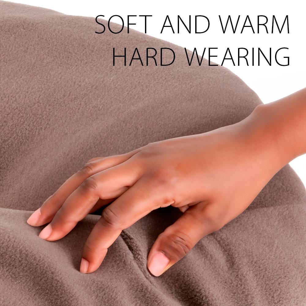 Ferplast - Canapé Lit pour Chiens et Chats COCCOLO MICROFLEECE 80 Soft Micropolaire Lavable Taupe - Imagen 6