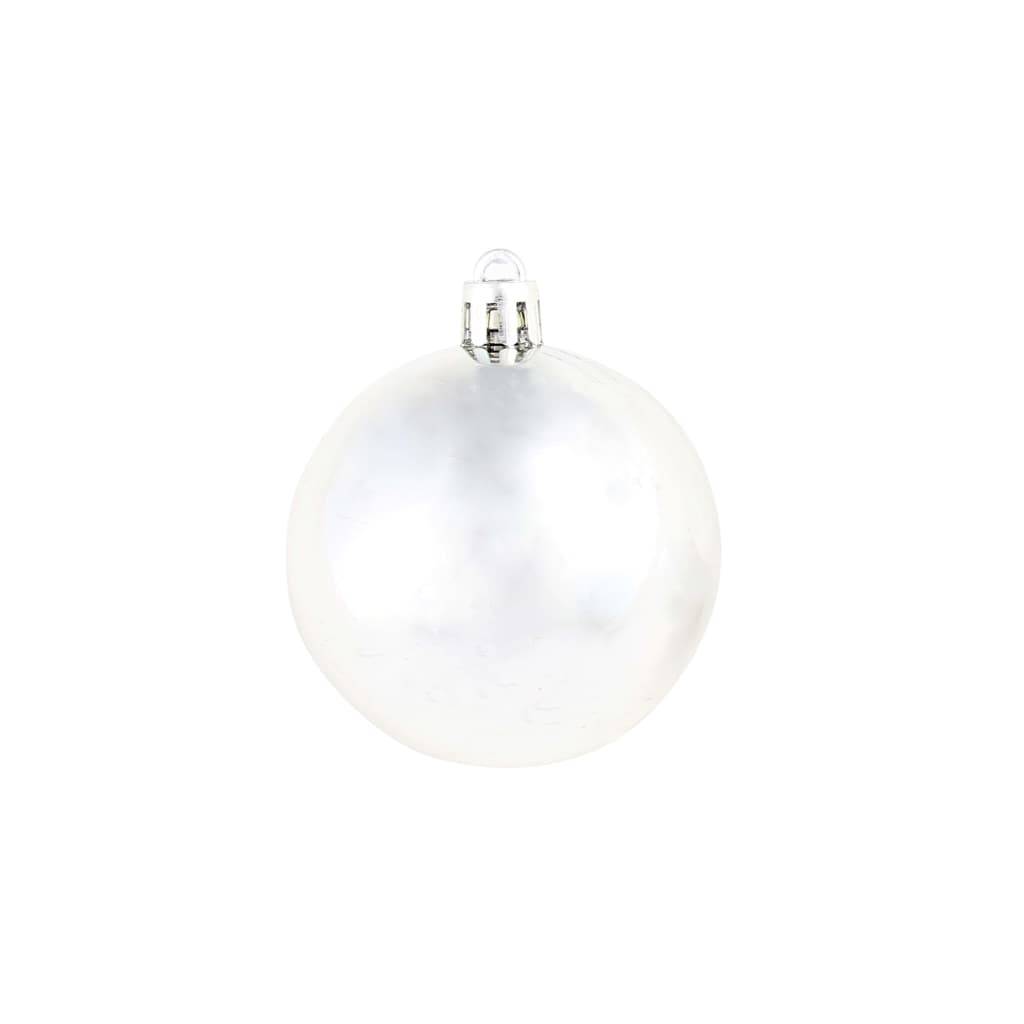 Ensemble de boules de Noël - Ornements de Noël - décorations de Noël 100 pcs 3/4/6 cm Argenté - Image 7