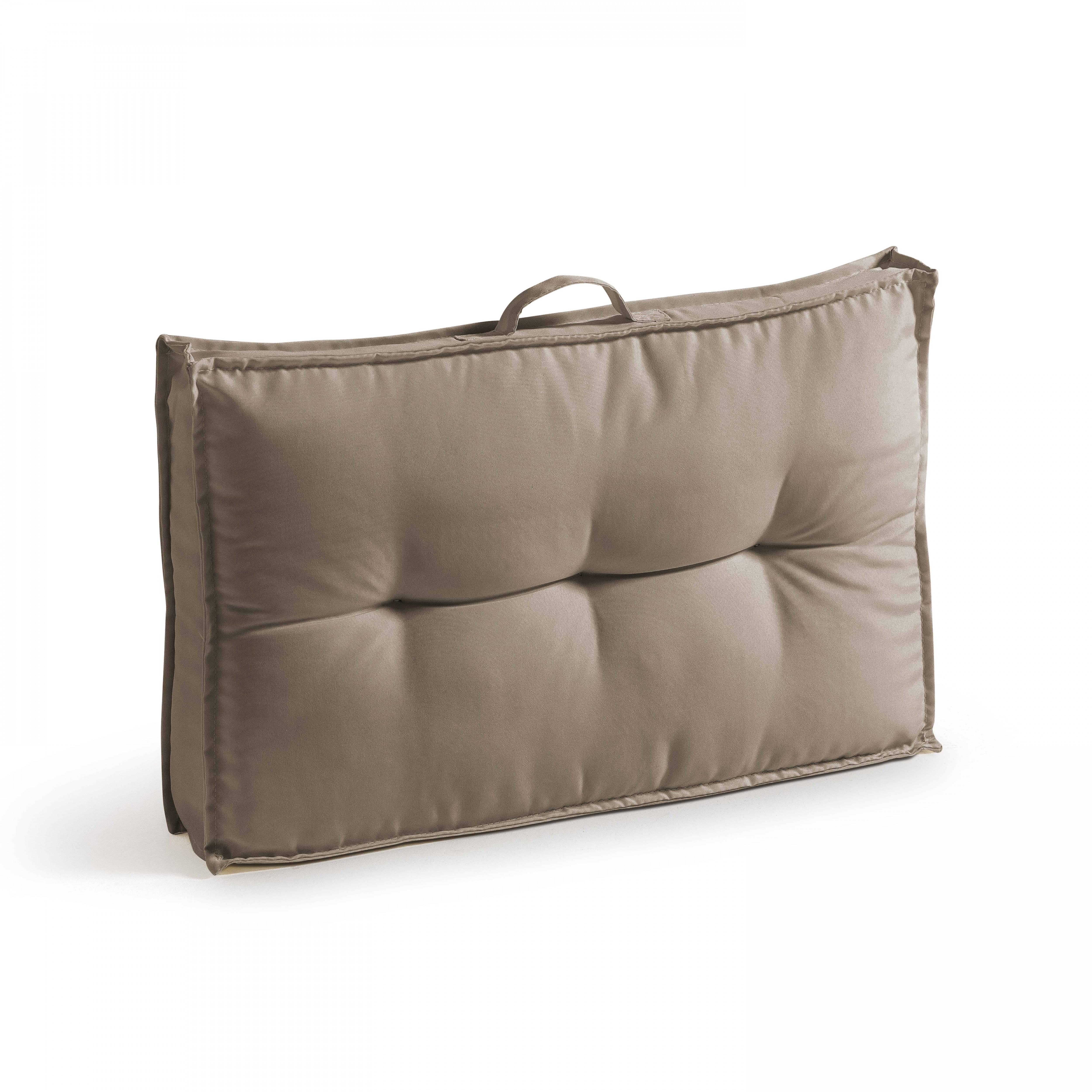 Oviala - Pack salon de jardin palettes et cousinage taupe Cuzco - Oviala - Imagen 4