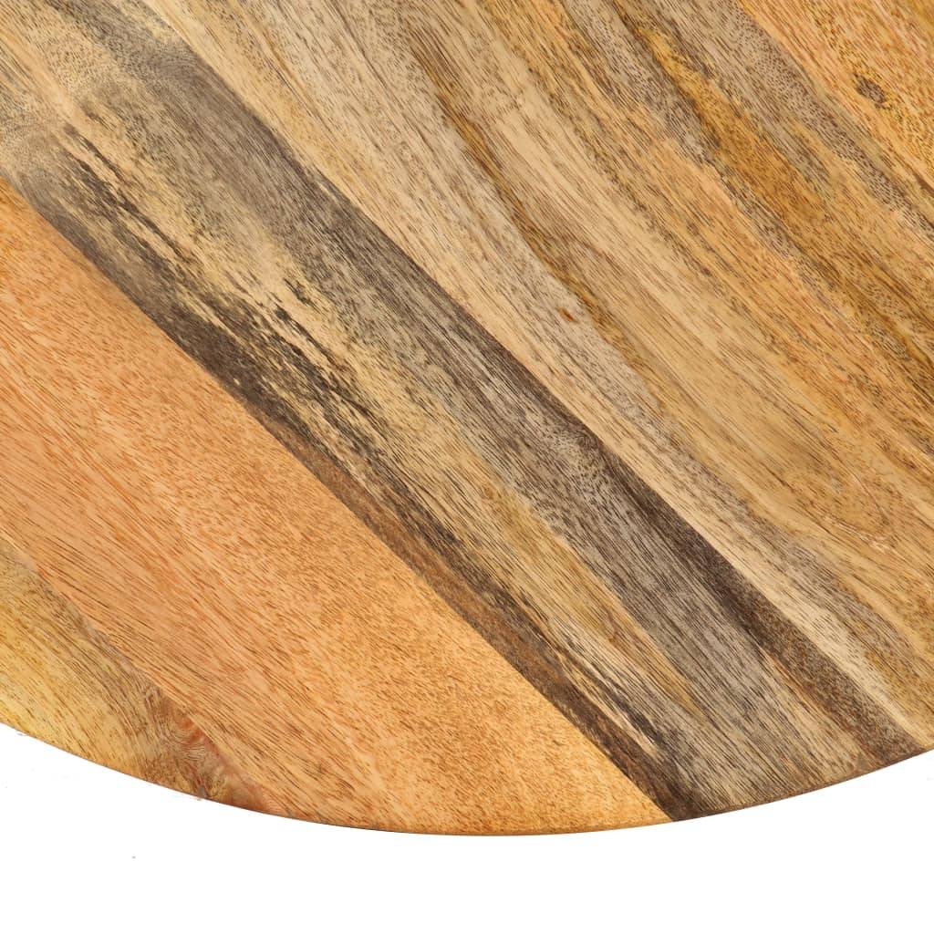 Table haute mange debout bar bistrot bois de manguier massif 75 cm - Image 7