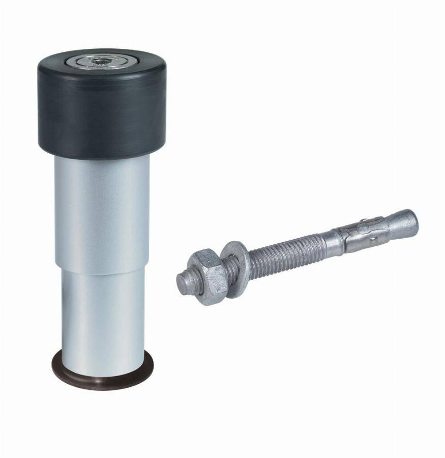 Butée de porte réglable 60 à 110 mm LOCINOX - GATESTOP