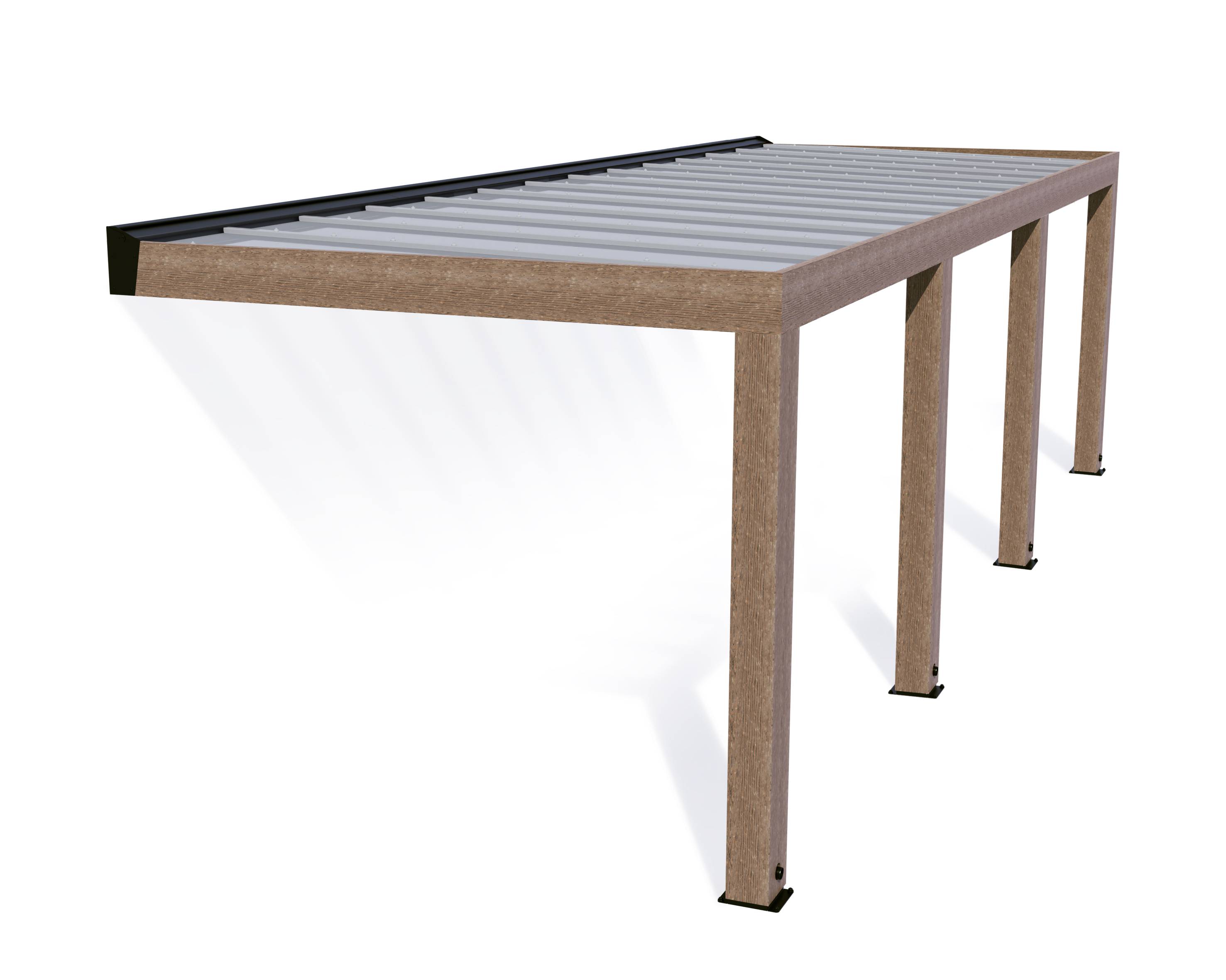 Canopia - Canopia Pergola Helsinki 3 x 8,6 m Pergola en bois de cèdre - Imagen 1
