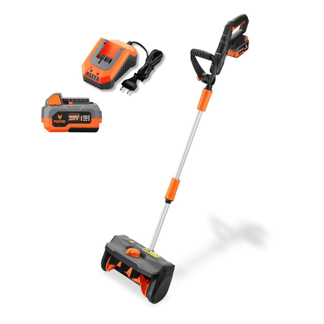 FUXTEC - Fraise à neige sans fil FX-E1SCH20SET - 20V Li-Ion 4Ah chargeur rapide, 300W, largeur 30 cm, compacte et puissante - Image 1