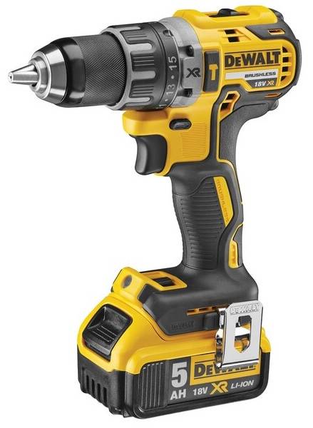 Pack 18V perceuse visseuse à percussion DCD796 + visseuse à chocs DCF887 + 2 batteries 5Ah + chargeur + coffret T-STAK - DEWALT - DCK266P2T-QW - Image 3