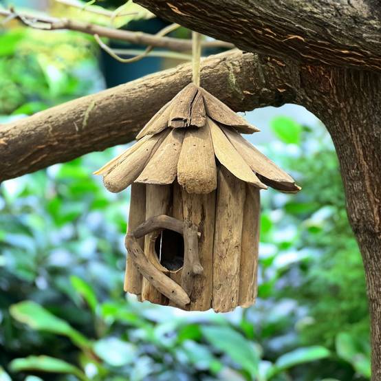Nichoir pour oiseaux en bois - Image 3