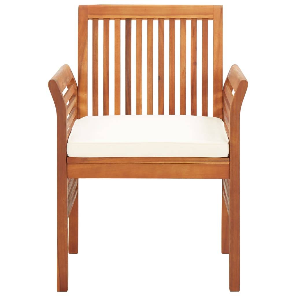 Prolenta Premium - Chaise bois composite bois d'acacia avec finition huilée marron  64 x 60 x 90 cm  - p3610.0