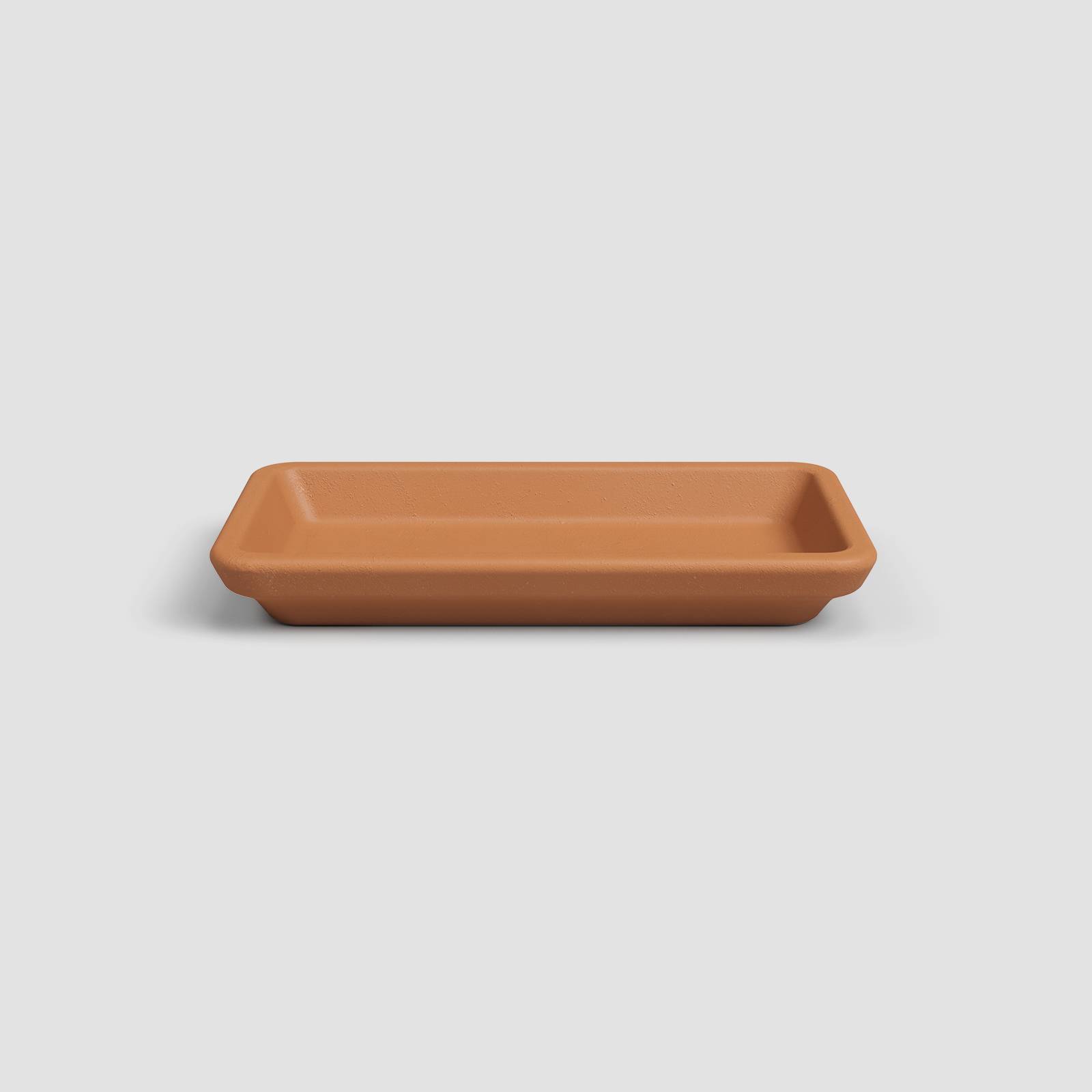 Artevasi - Soucoupe rectangulaire terre cuite Natural 26x18 cm - ARTEVASI