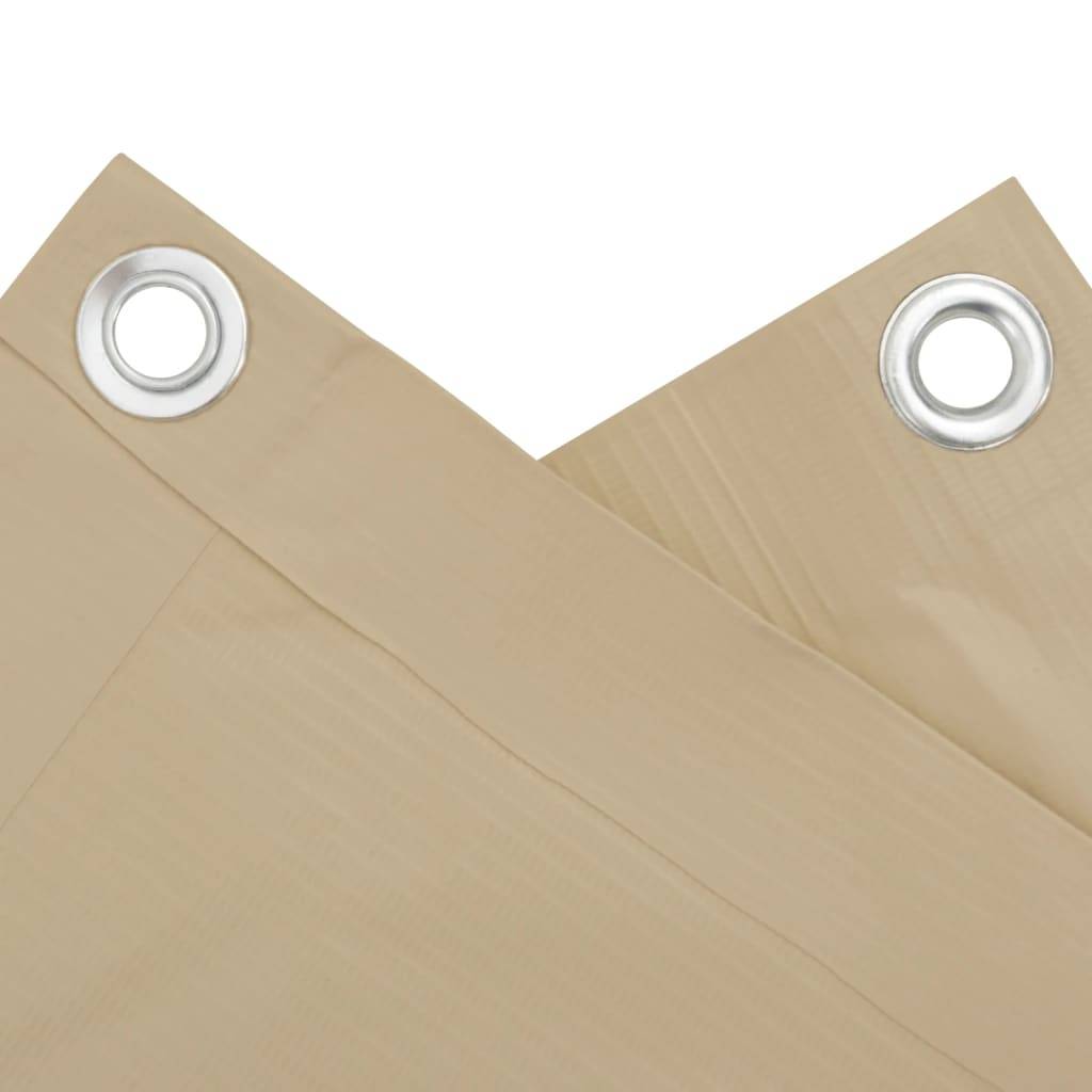 Écran de balcon Tissu Oxford Beige 120 x 300 cm - PANGIVO - Image 5