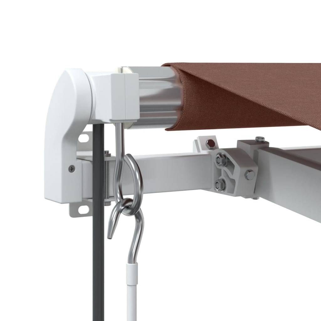 Store Banne Électrique Aluminium pour Terrasse Télécommande 450x350cm Marron - ComfortXL Outdoor Living - Image 6
