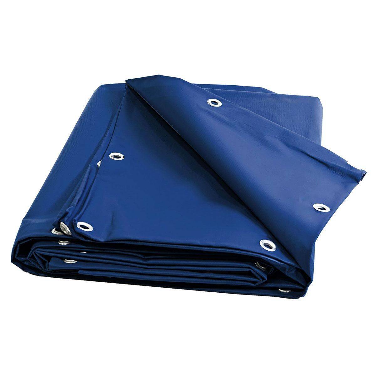Bâche Toiture 2x3 m XP640TO Bleue - Garantie 10 ans - Bâche d'étanchéité pour Couvreur et Charpentier - Made in France TECPLAST - Imagen 1