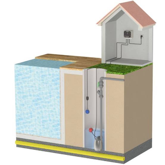 Pompe de relevage Calpeda GXRM9 0,25 KW - Monophasé 220V - Jusqu'à 10,2 M3/H - Livrée avec condensateur, flotteur réglable et un câble d'alimentation - Image 2