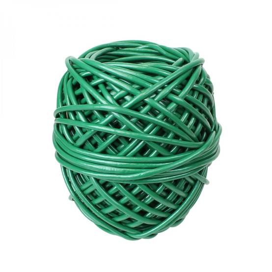 Linxor - Bobine de lien de tuteurage, tube creux antigel en PVC, pour plantes et arbustes d'intérieur ou extérieur - Diam 2,5 mm x 250 m - Vert - Linxor - Imagen 1