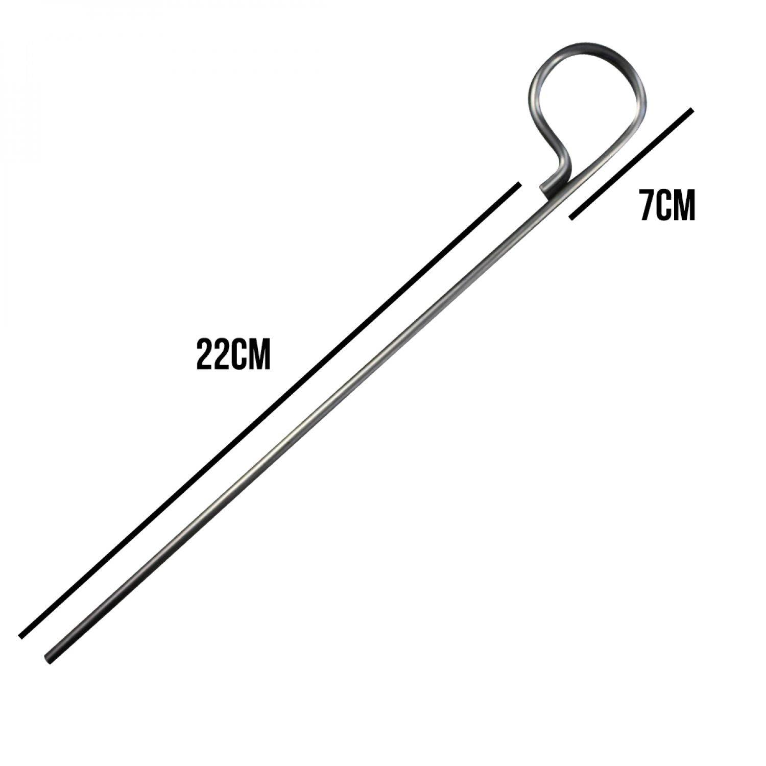 Linxor - Lot de 50 pitons fixes gazon en inox 29 cm - Linxor - Imagen 2