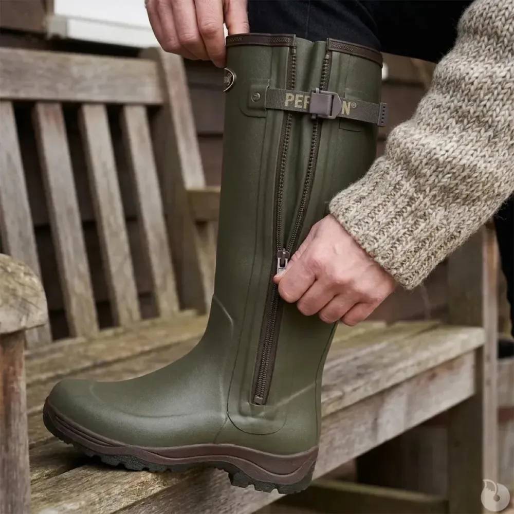 Bottes SPS full zip Cambridge néoprène caoutchouc kaki 37 à 48 Percussion - Image 5