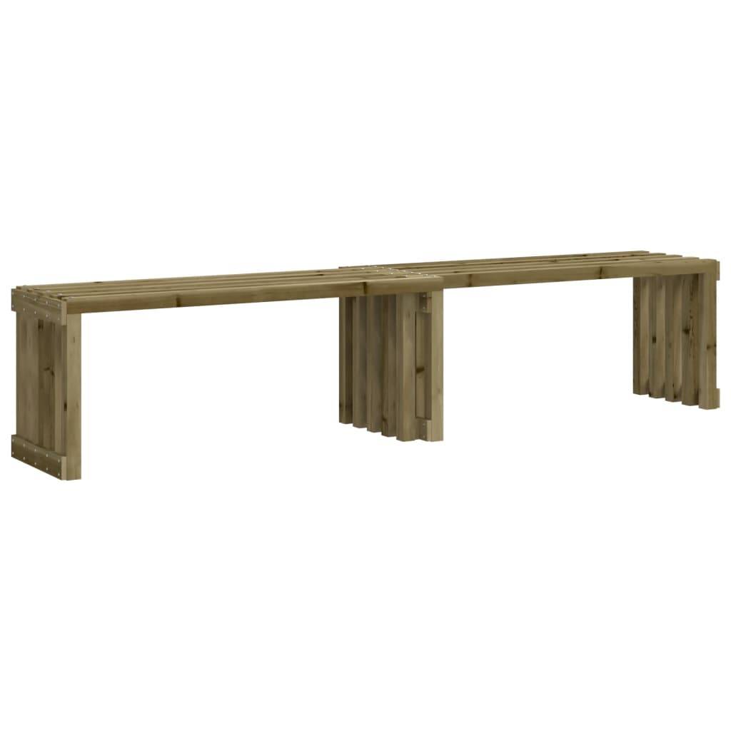 Maison Chic - Banc de jardin - Banc d'extérieur - Banquette extensible 212,5x40,5x45 cm bois de pin imprégné - Imagen 1