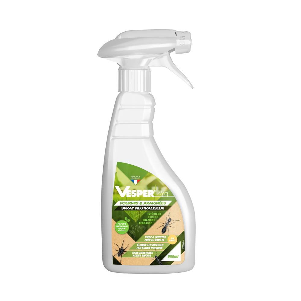 Vesper - Spray neutraliseur fourmis/araignees 500 ml - origine végétale Vesper