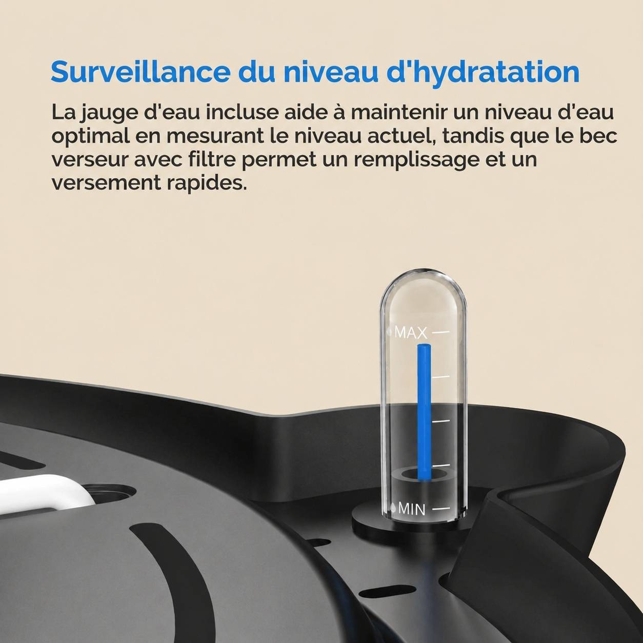 Base D’Arrosage pour Pots en Tissu avec Réservoir et Indicateur de Niveau - Image 3