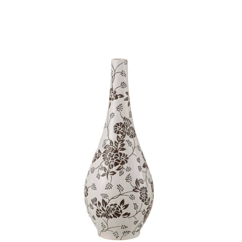 J-Line - Vase en porcelaine multicouleur 16x16x43 cm - J-Line - Image 3