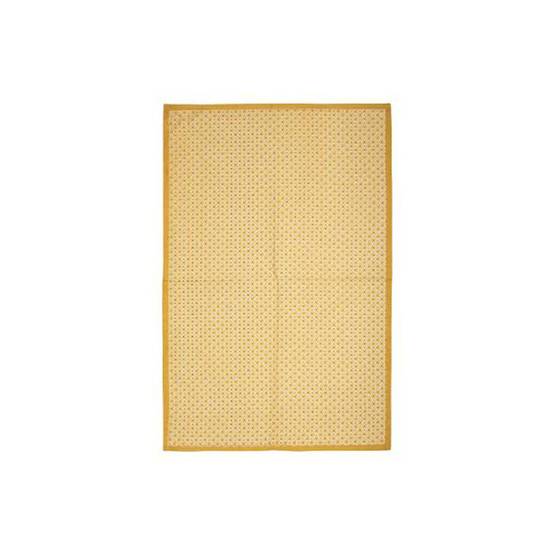 Lot de 3 Torchons "Imprimé" 45x70cm Ocre - Image 3