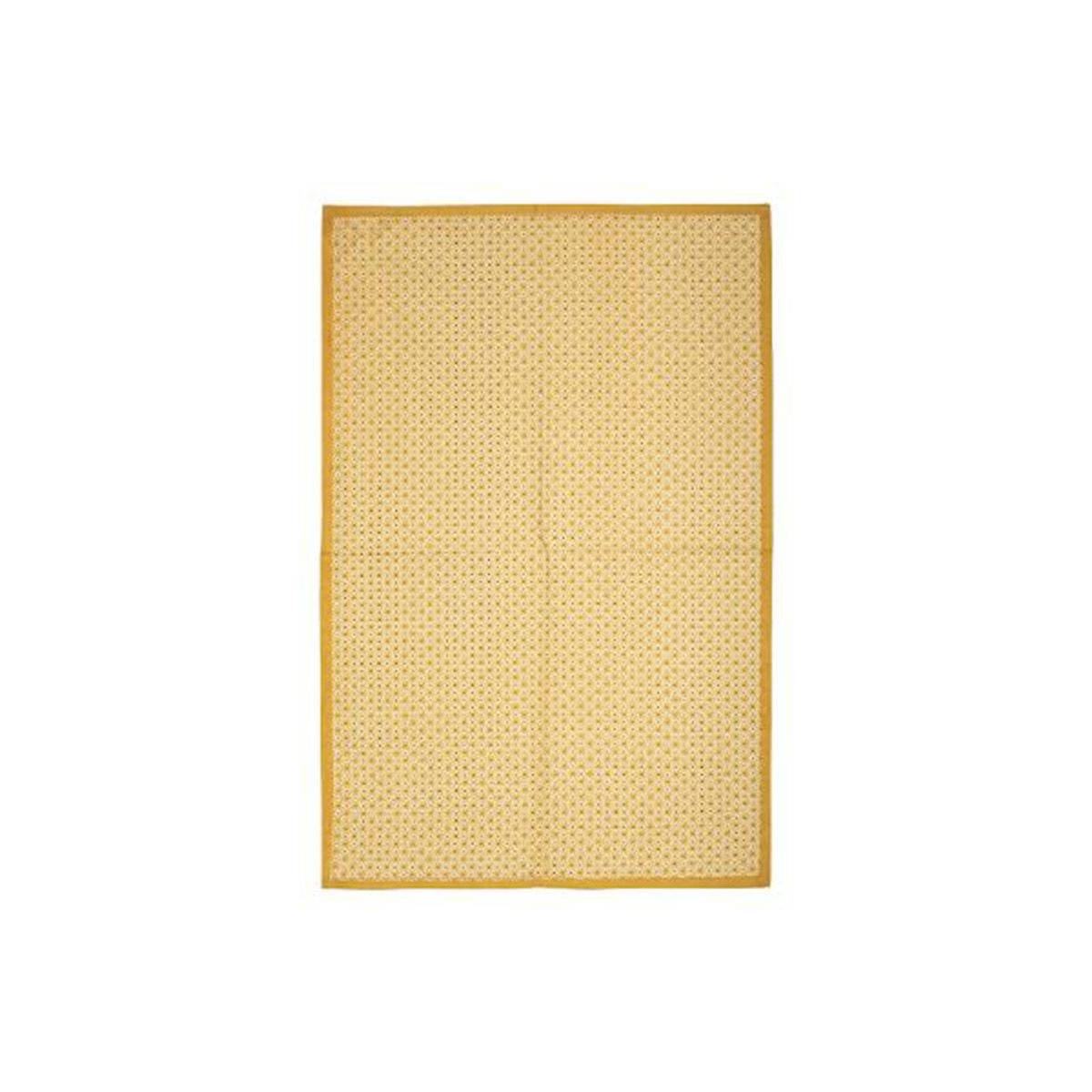 Lot de 3 Torchons "Imprimé" 45x70cm Ocre - Image 3