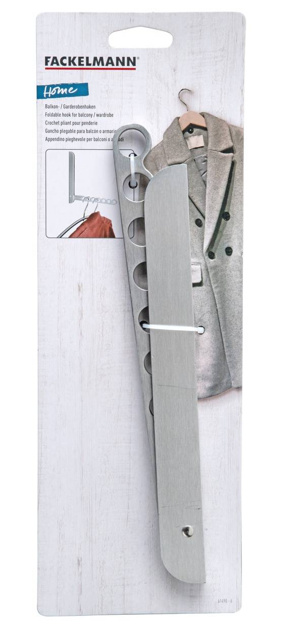 Crochet pliant gris Fackelmann Tecno - Image 6
