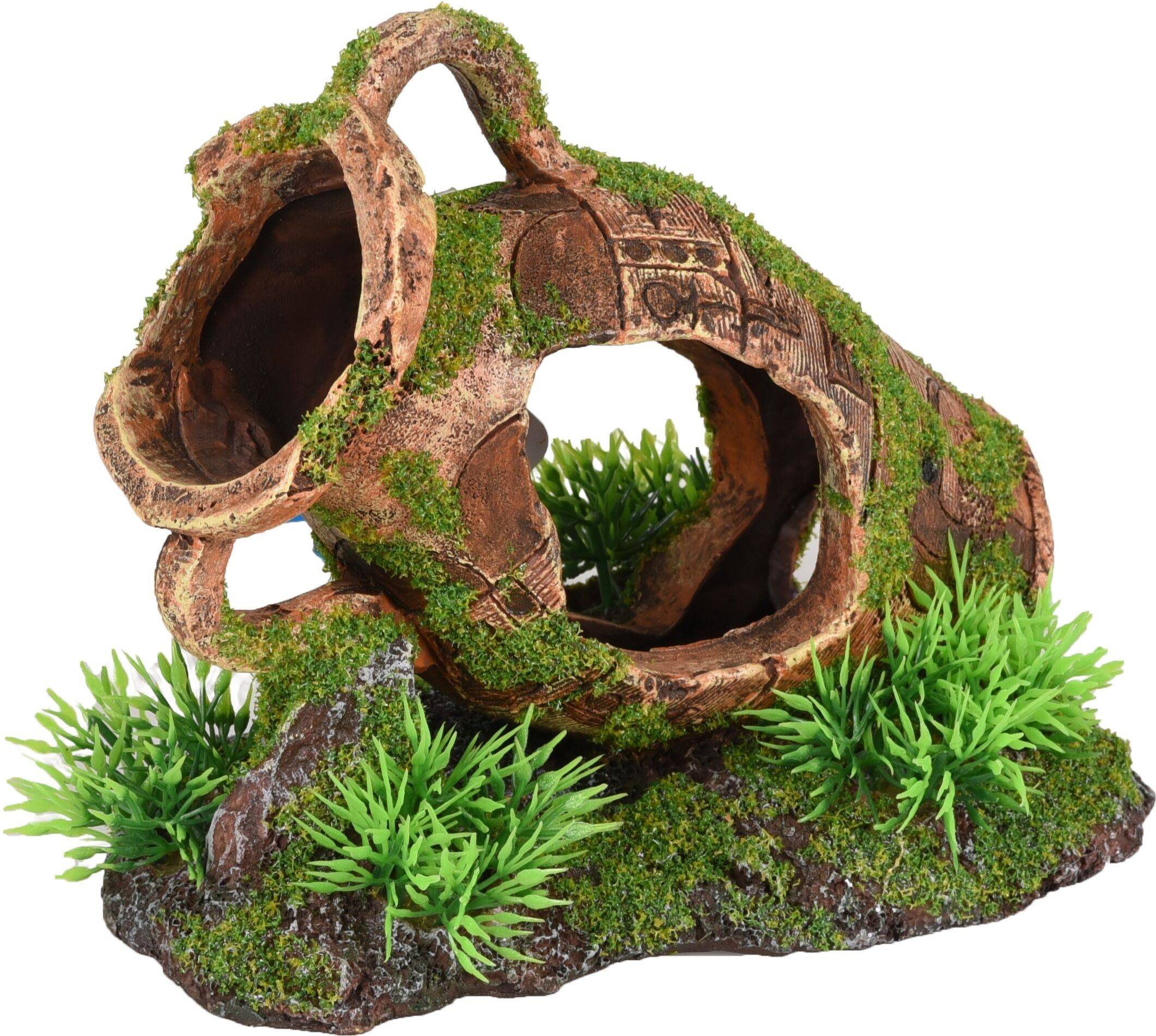 Décoration aquarium amphore cachette pour poissons 16 x 11 x 13 cm - Image 1
