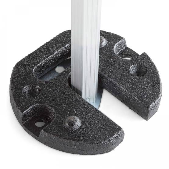 Oviala - Tente pliante 4x4m et 4 poids de lestage blanc PRO 40 - Oviala - Imagen 5