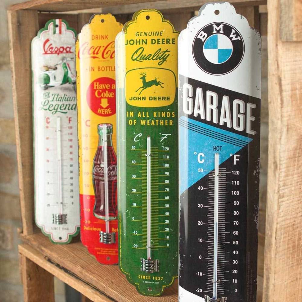 Nostalgic Art - Thermomètre en métal Pub 28 x 6.5 cm Renault 5 Alpine - Imagen 2