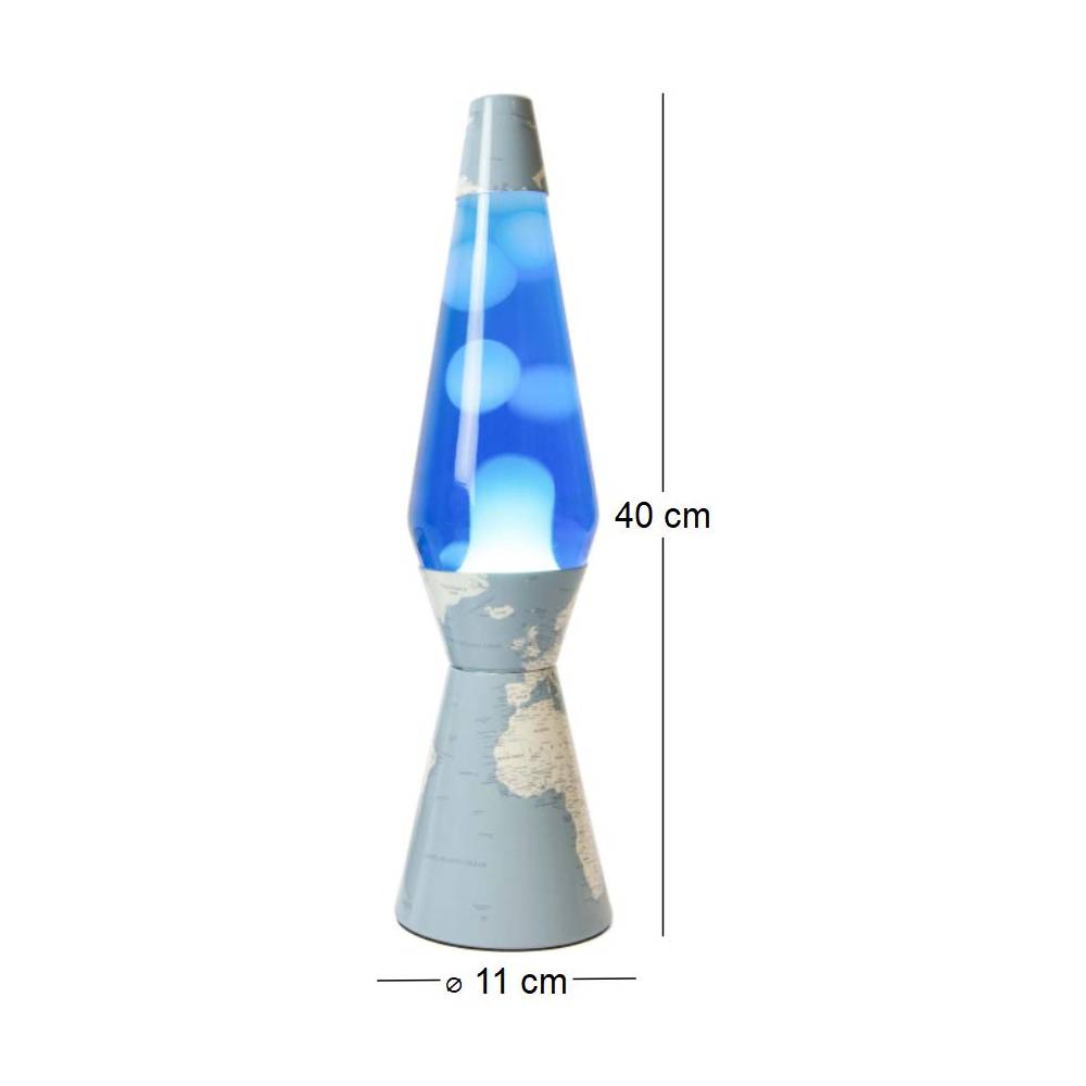 Fisura - Lampe à poser avec carte du monde Lave - Imagen 2
