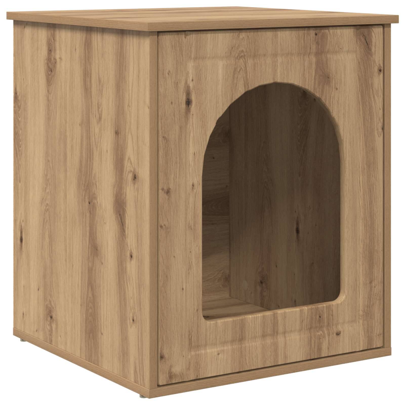 Chatiere bois marron  53 x 52 x 62 cm  - Prolenta premium p346.9 - Image 1