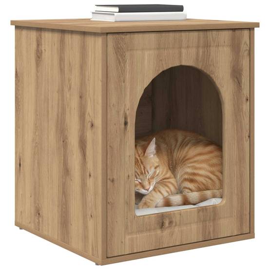 Chatiere bois marron 53 x 52 x 62 cm - Prolenta premium p346.9 - Image 3