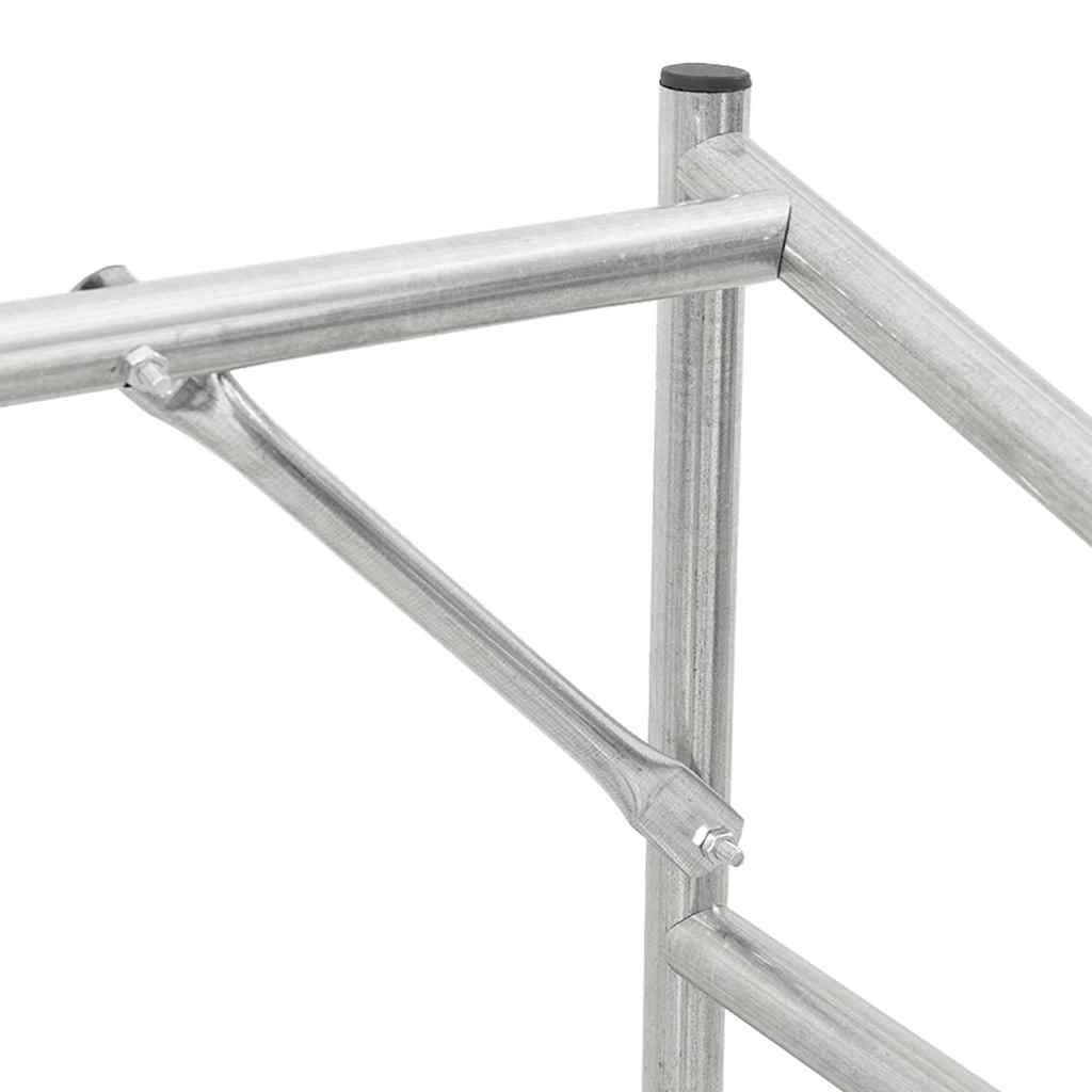 Haut range-bûches extérieur 2m en acier galvanisé avec housse zippée – ComfortXL Outdoor Living - Image 9
