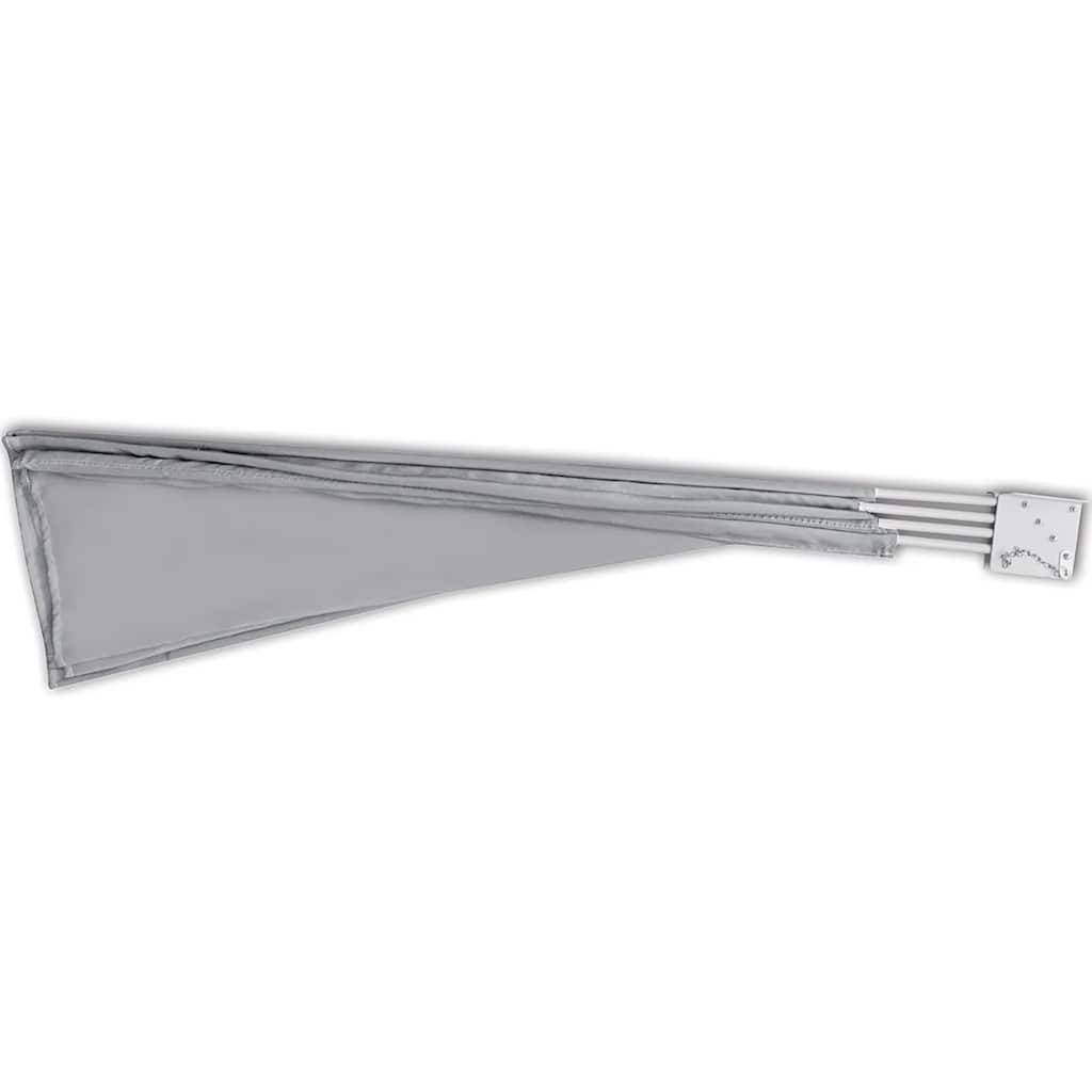 Store banne | Auvent latéral pliable de balcon Gris 210 x 210 cm Maison Chic - Image 4