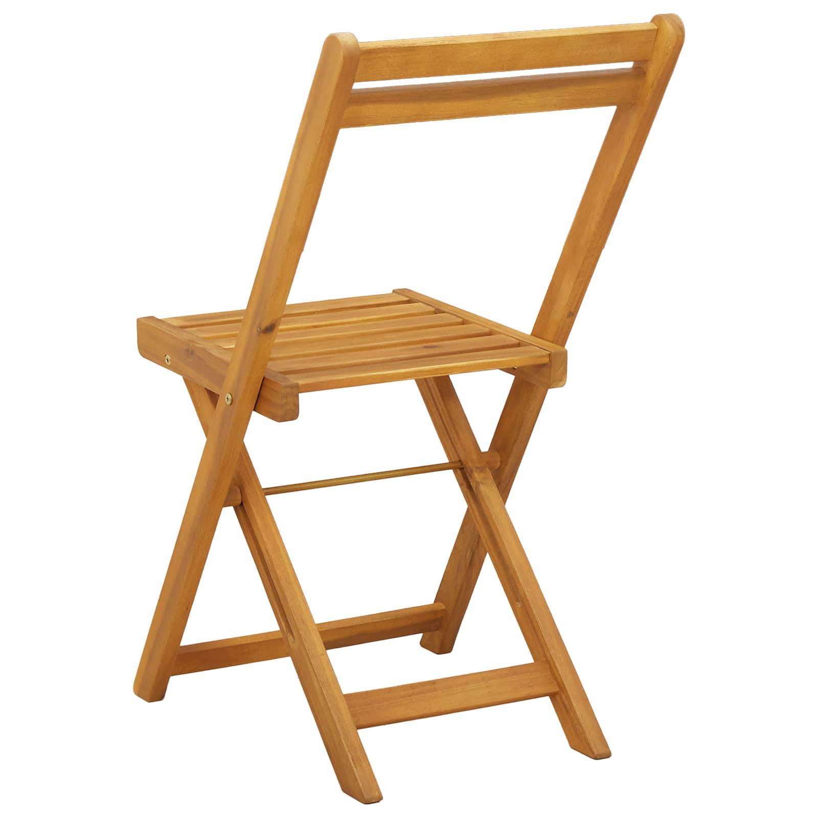 Vidaxl - Chaises de jardin pliantes 6 pcs Naturel 40 x 53 x 80 cm vidaXL 3416285 - Image 8