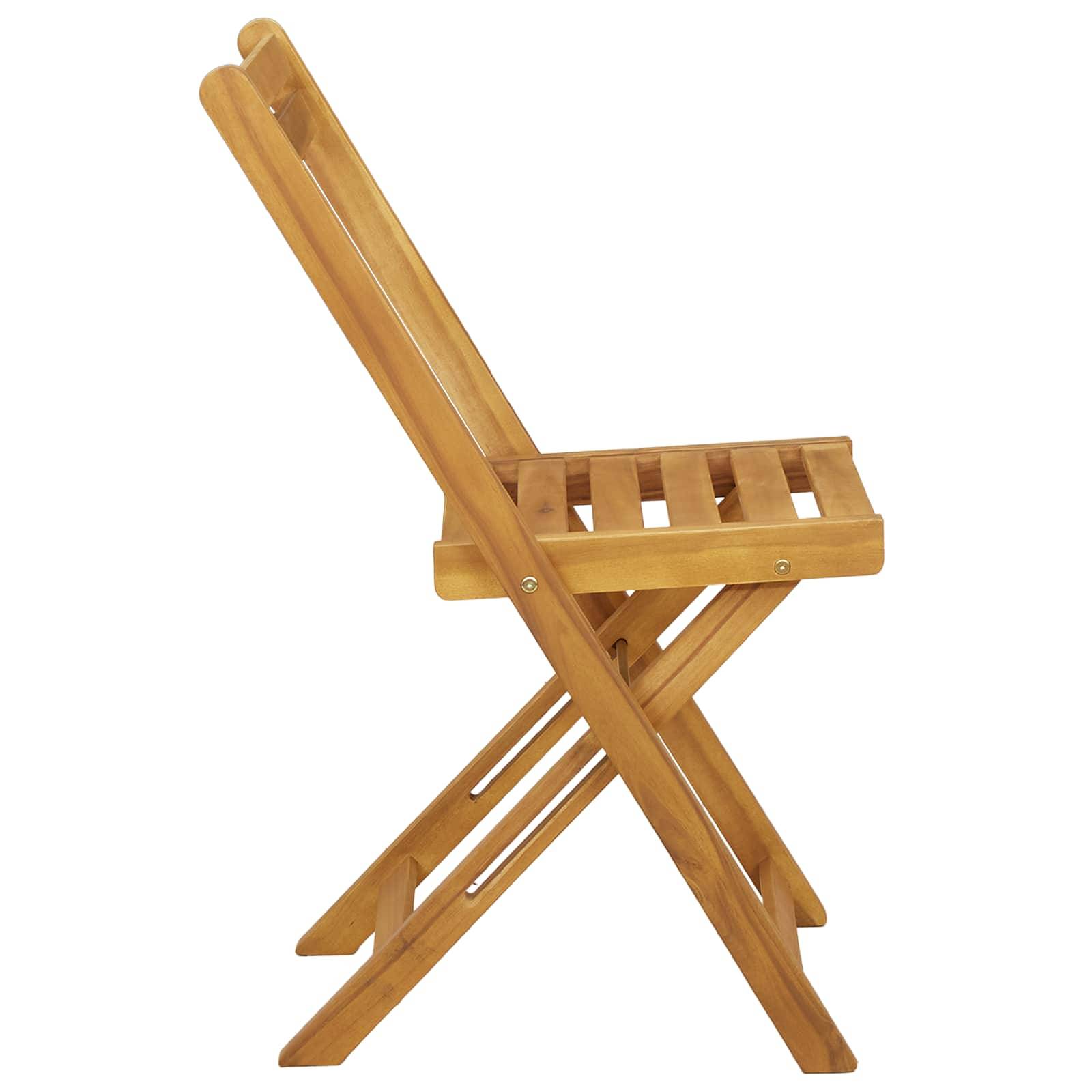 Vidaxl - Chaises de jardin pliantes 6 pcs Naturel 40 x 53 x 80 cm vidaXL 3416285 - Image 7