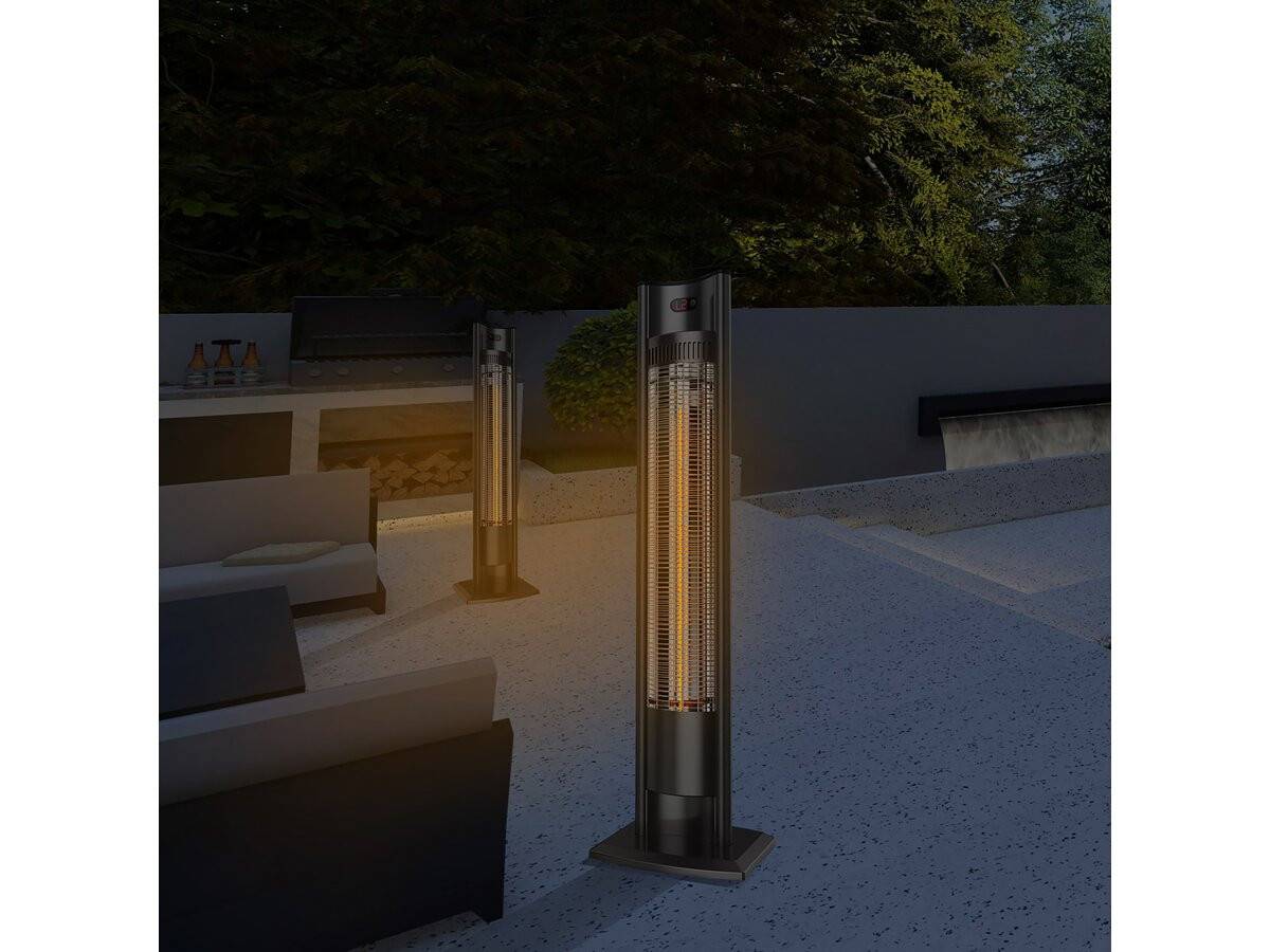 Habitat Et Jardin - Chauffage électrique Radiant "tornado" - 2000w - Noir -habitat Et Jardin - Image 2