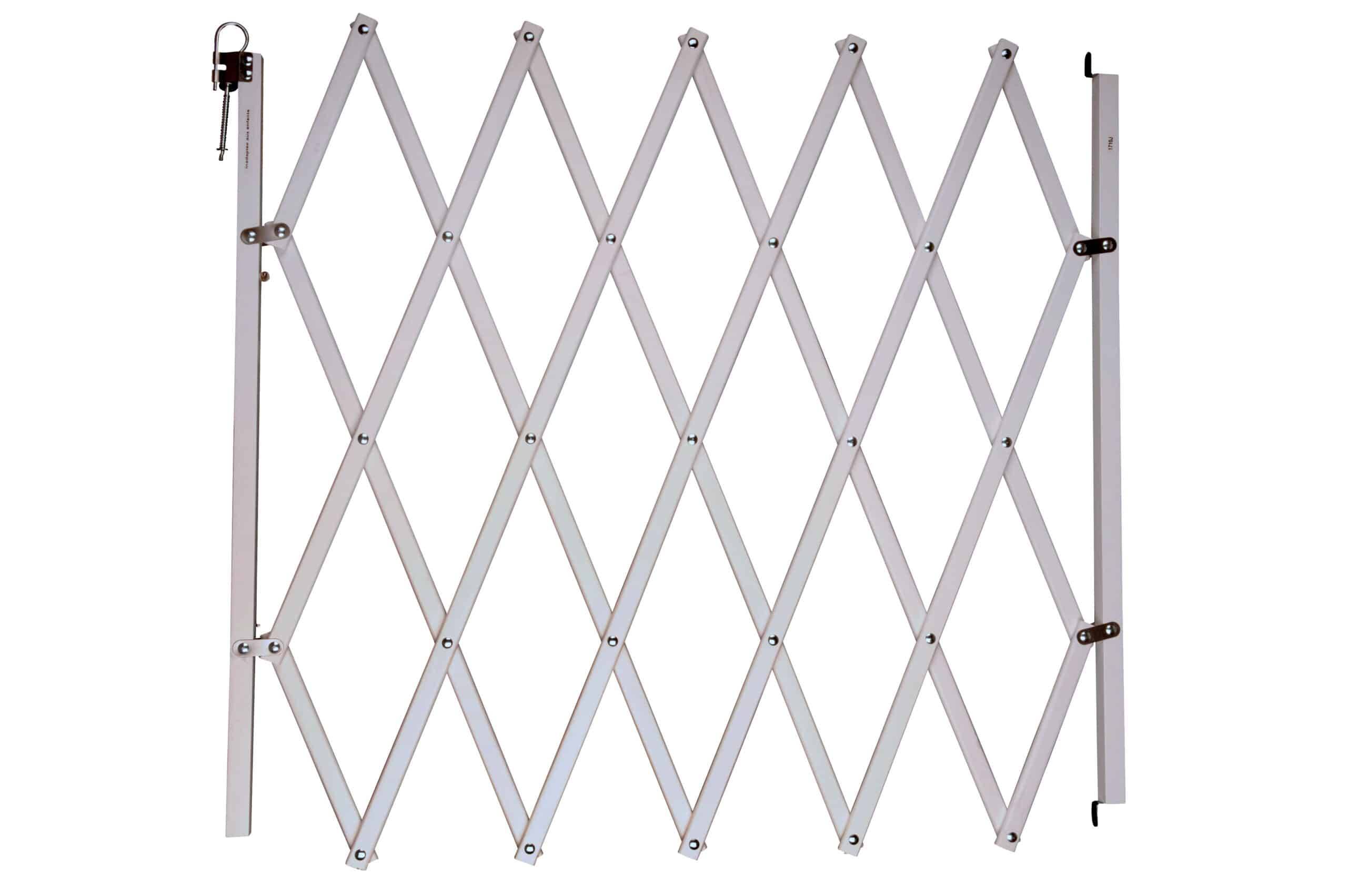 Nordlinger - NORDLINGER PRO Barrière animaux 742001 Stop'Fix - Blanc - Bois extensible - 0,60 à 1,10 m - Pour chien - Imagen 1
