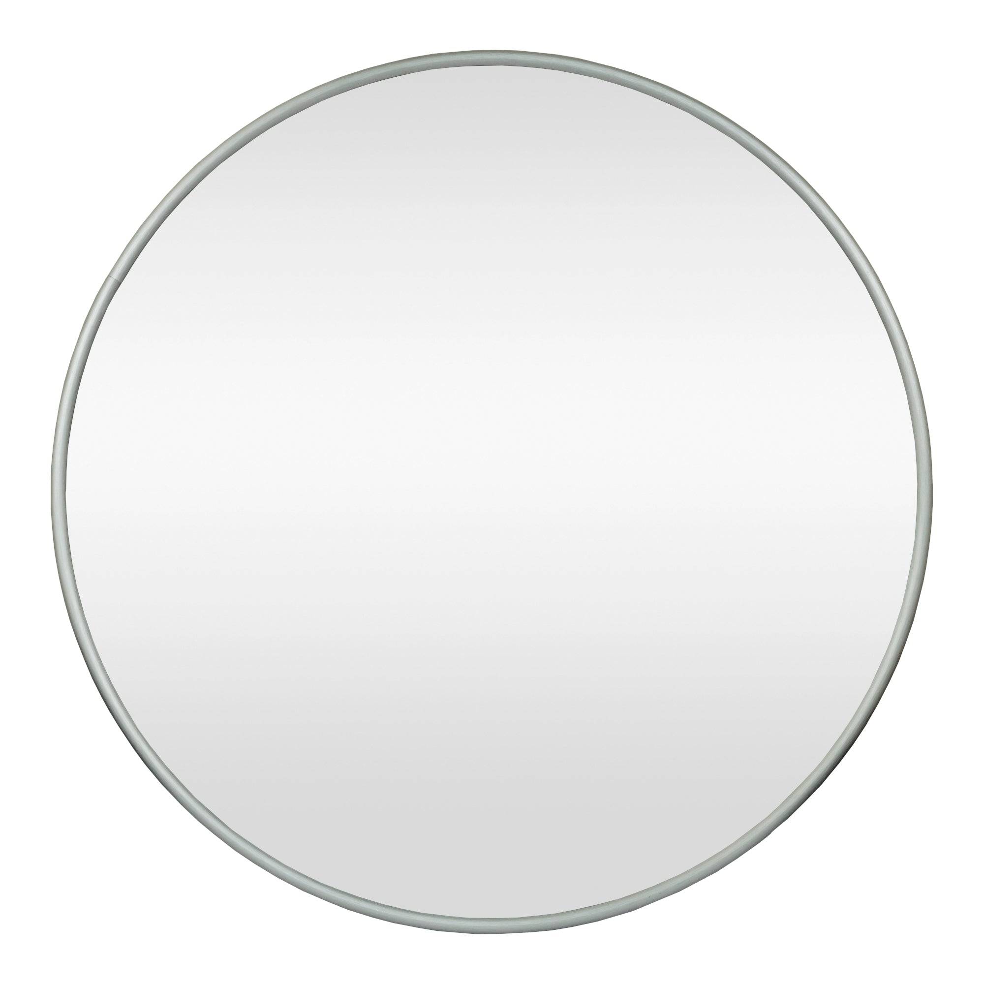 Helloshop26 - Miroir mural rond 40 cm gris graphite - Imagen 2
