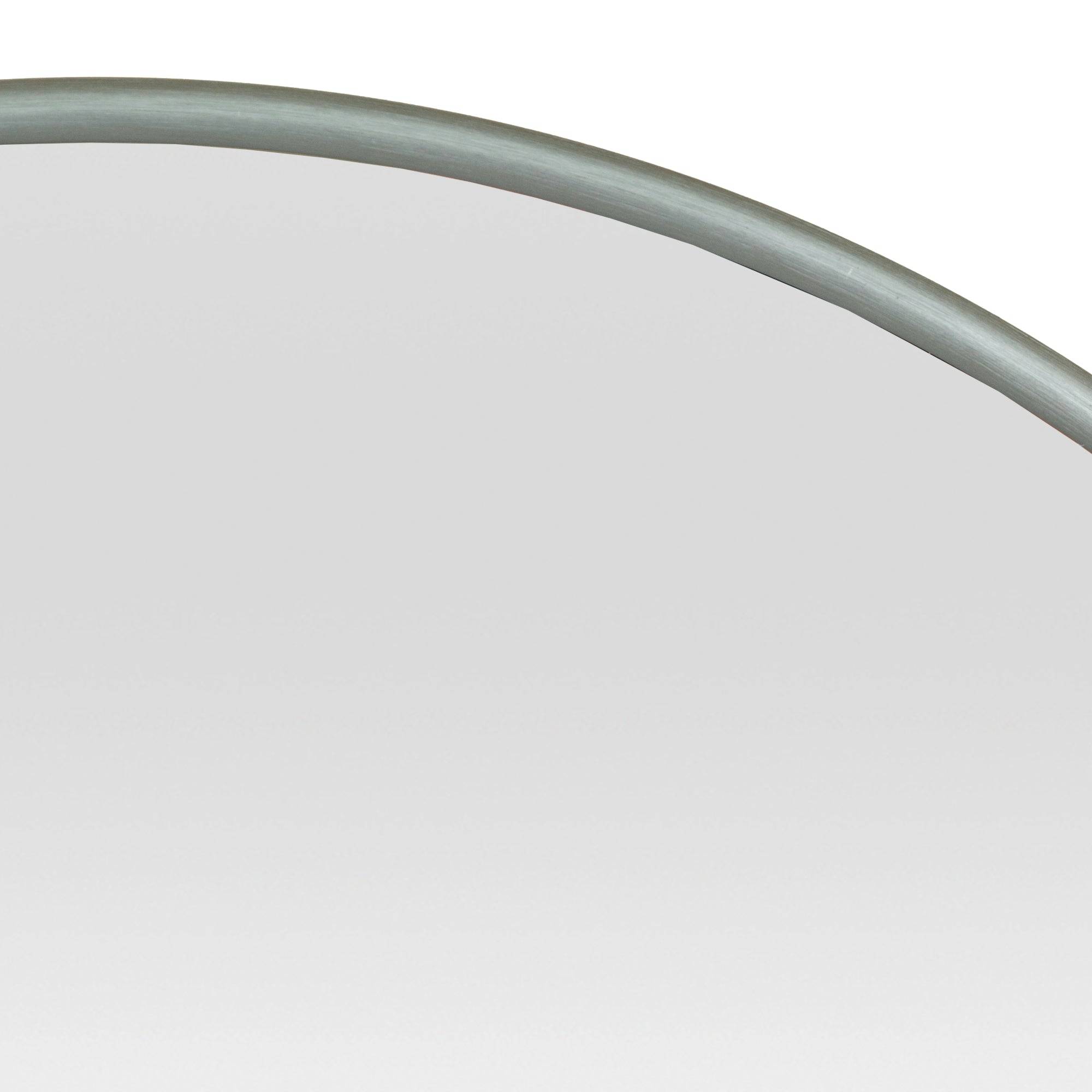 Helloshop26 - Miroir mural rond 40 cm gris graphite - Imagen 5