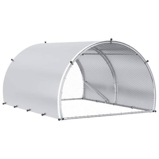 Vidaxl - Poulailler Argenté 200 x 150 x 100 cm Acier galvanisé vidaXL 42042524 - Image 7