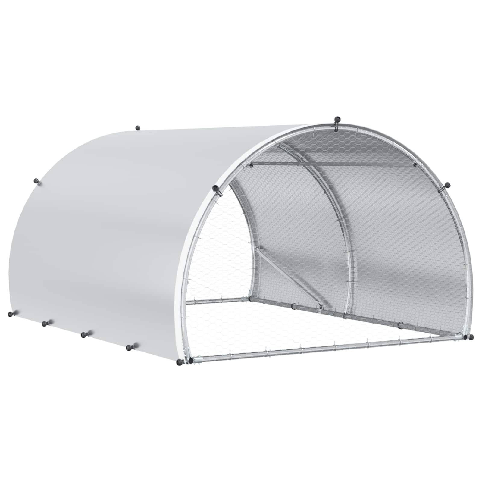 Vidaxl - Poulailler Argenté 200 x 150 x 100 cm Acier galvanisé vidaXL 42042524 - Image 7