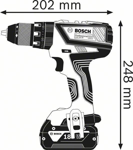 Bosch - Perceuse à percussion GSB 18V-28 Solo L-BOXX | 06019H4008 - Bosch - Image 2